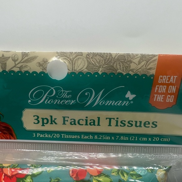 Pioneer Woman 3 Pack Tissue (Lot of 1) - Picture 4 of 4